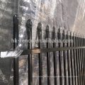 Дешевые квадратной оцинкованной/с порошковым покрытием кованого железа забор панели для продажи(ИСО9001)